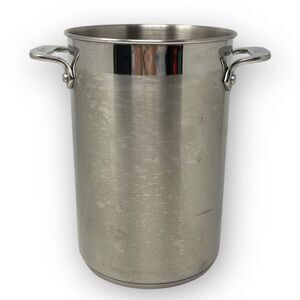 All-Clad Stainless Steel Asparagus Vegetable Pot with Steamer Basket No Lid